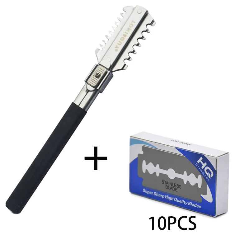 Home Barbershop - Double-Edge Scheren Kapsel Scheermes Messen Handleiding