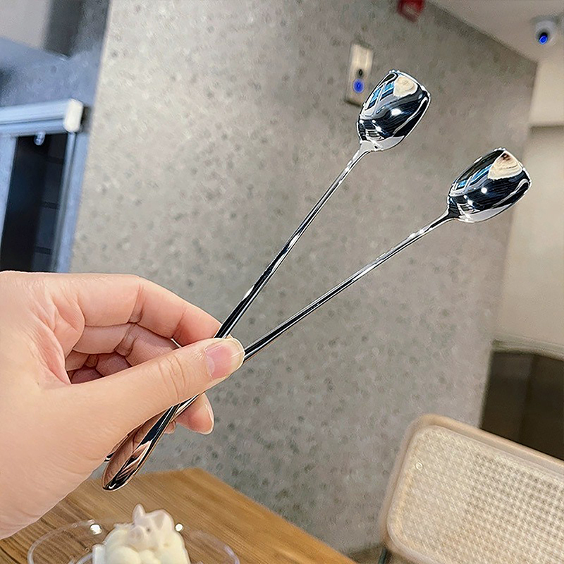 Ice Pick Pick - 20Cm Roestvrij Staal Lange Steel Roerlepel