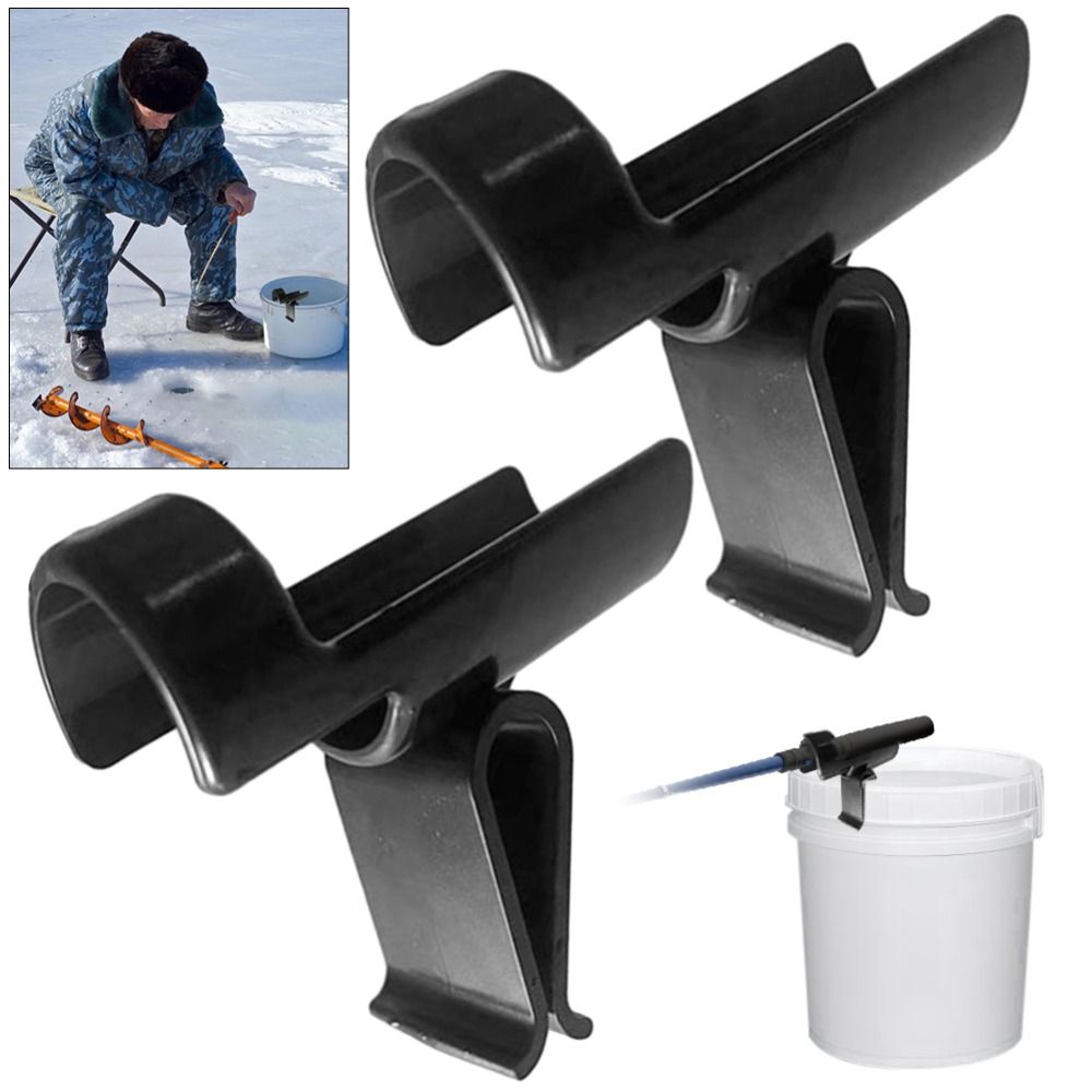 Ice Pick Pick - 1-delige emmer hengelopslaghouder multifunctionele ijshengelstandaard hengelgereedschap