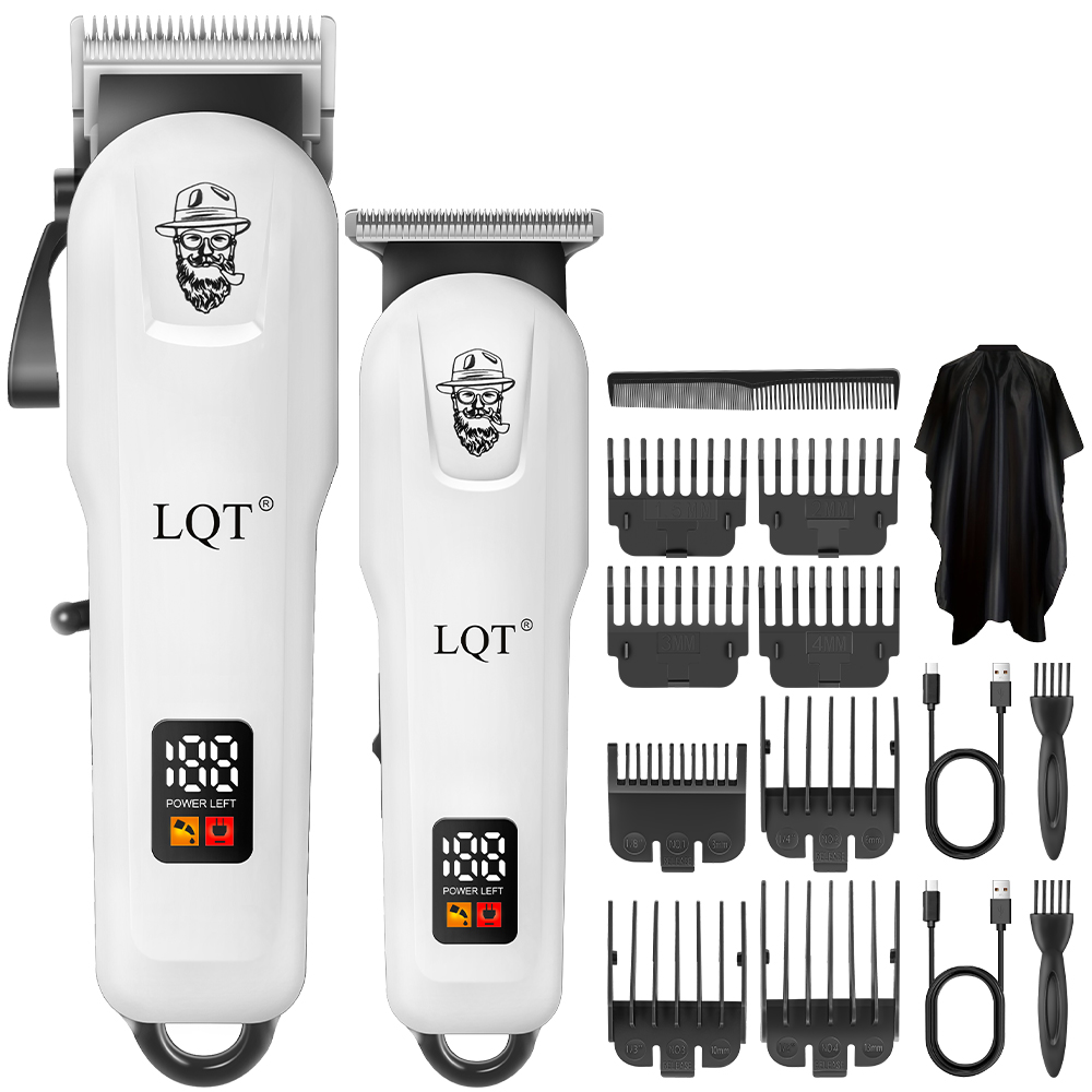 Home Barbershop - LQT 2-delige haarknipper, elektrische haartrimmer voor