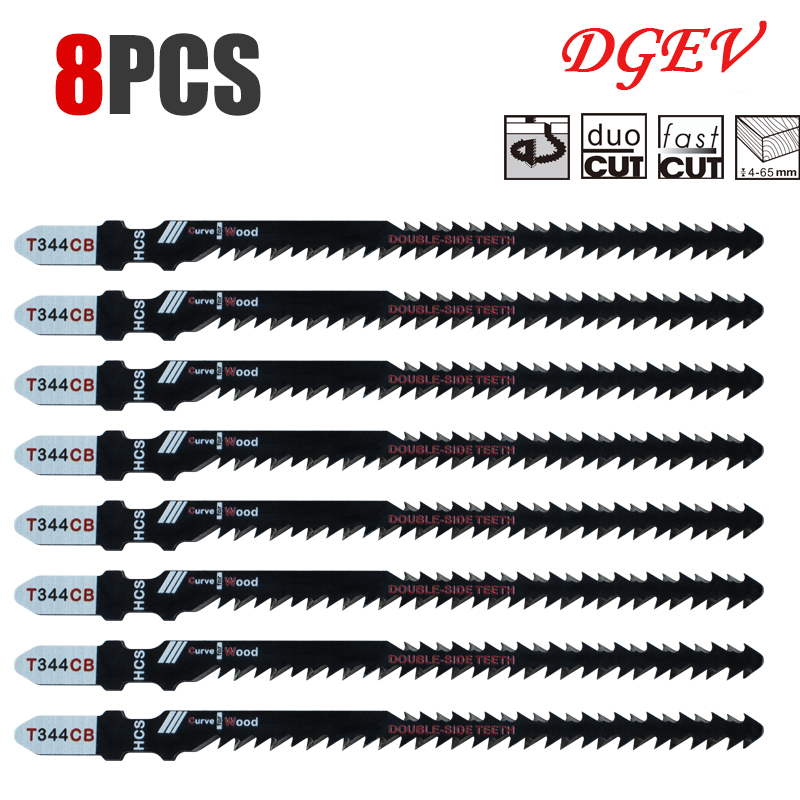 Jigger Double Sided - Dubbelzijdige decoupeerzaagbladen 4/8-pack T344Cb voor efficiënt