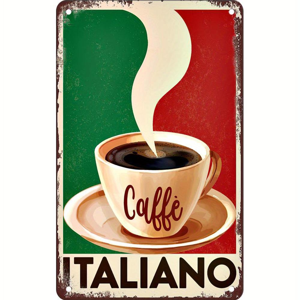 Home Bar And Coffee - Art Deco stijl Italiaans koffie metalen