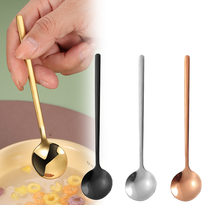 Ice Pick Pick - Roestvrijstalen lepel Dikker soeplepels met lange