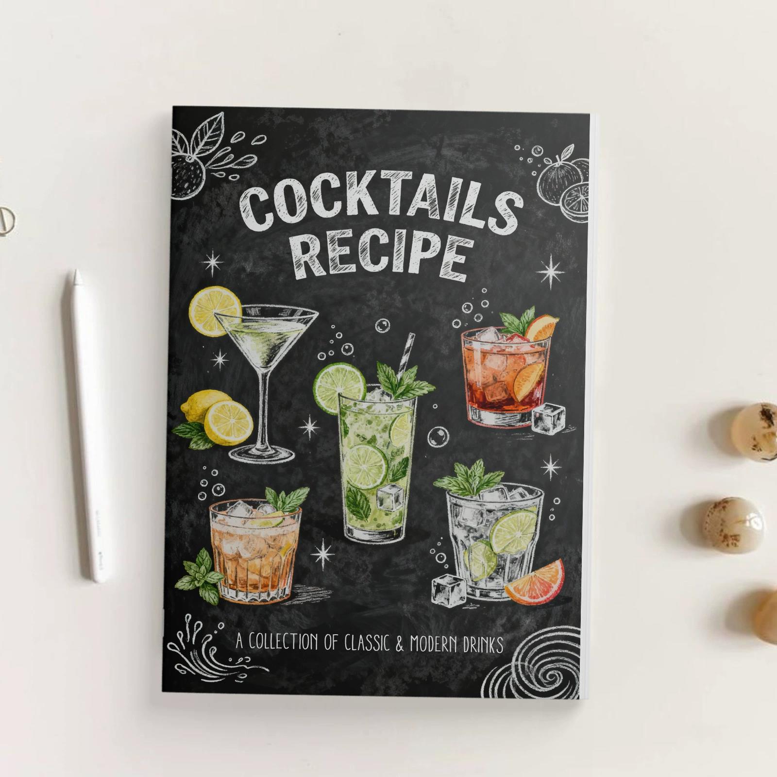Cocktail Recipe Book - Receptenboek voor klassieke en moderne cocktails,