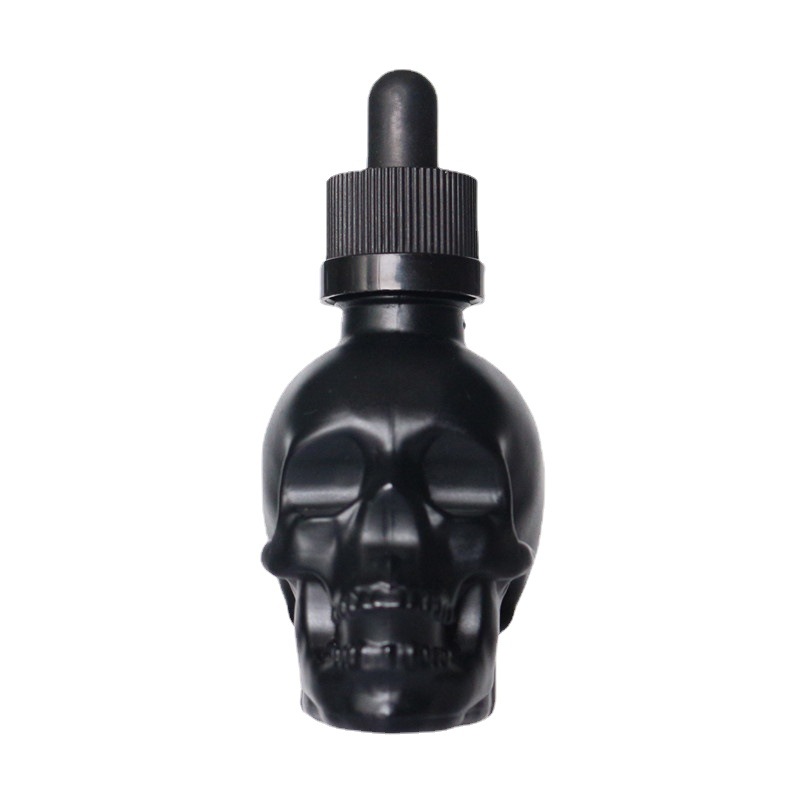 Bitters Bottle Set - Skull Bittle Bottle Druppelfles Glazen Bittersfles