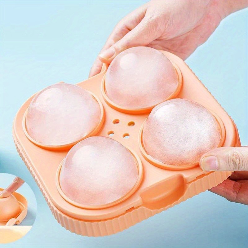 Ice Mold Sphere - Siliconen Ijsbalmaker Grote 6.5Cm 3d Grote