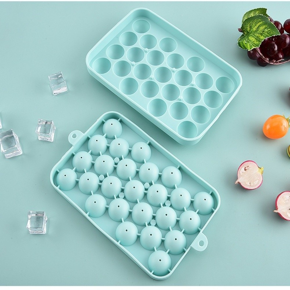Ice Mold Sphere - Creatieve siliconen druivenbalvormen 25 roosters ronde