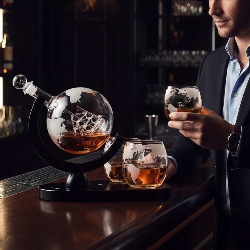Creatieve Globe Decanter Set m - Decanter Globe Set recensie en prijs
