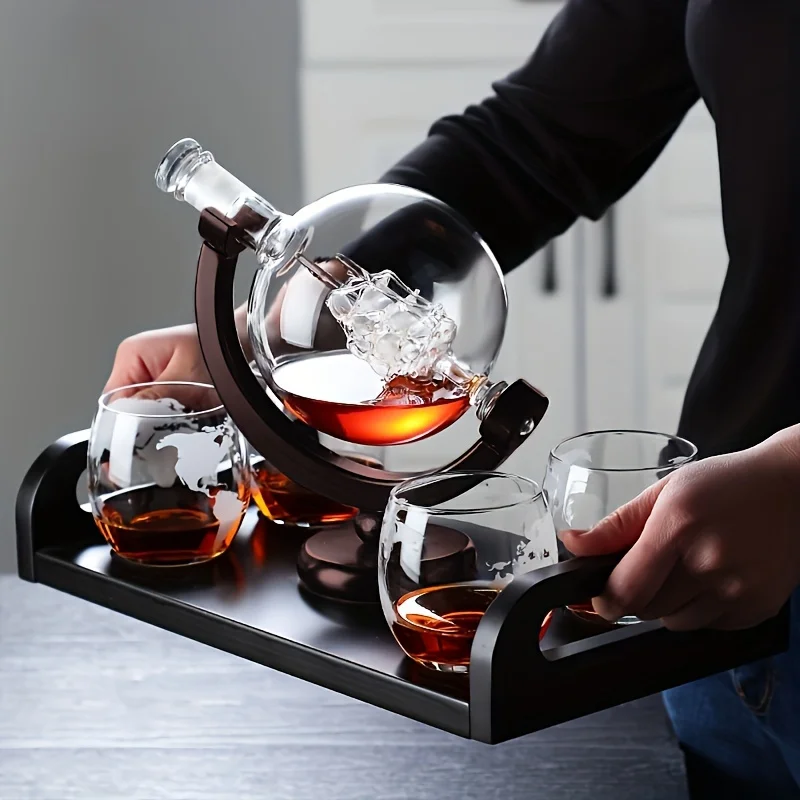 Globe Shaped Whiskey Karaf Bor - Decanter Globe Set recensie en prijs