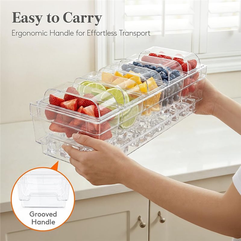 AB66-gekoelde sausbakjes, taco - Garnish Tray Set recensie en prijs