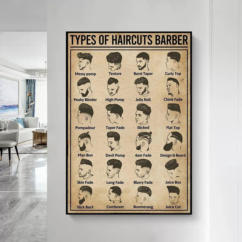 Retro soorten kapsels kapper p - Home Barbershop recensie en prijs