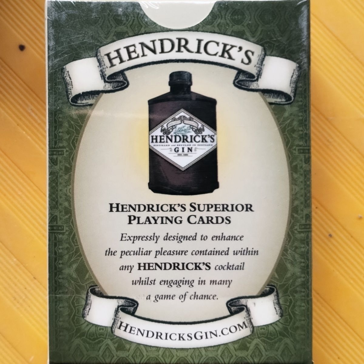 Volledig 52-kaartig pak Hendri - Cocktail Recipe Book recensie en prijs