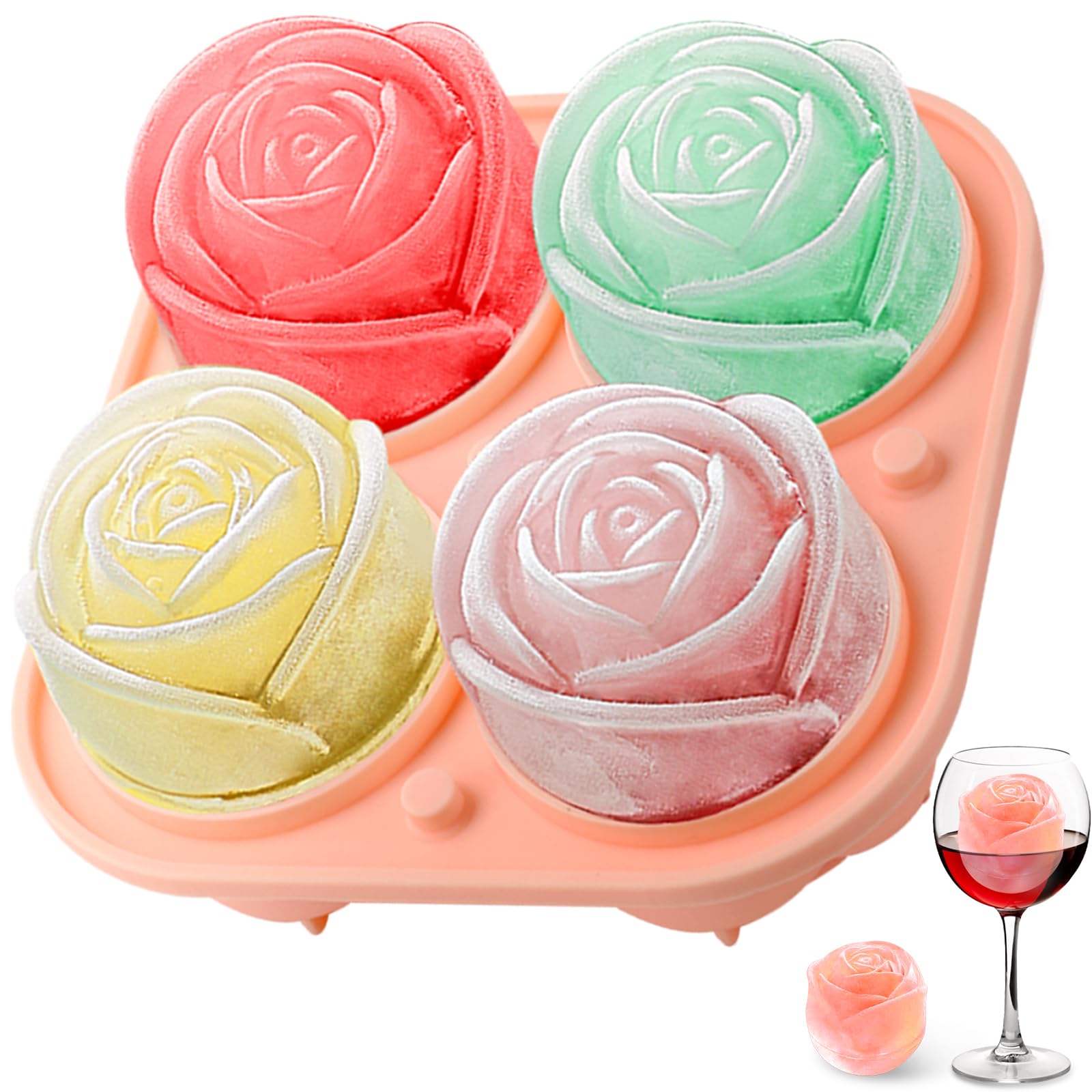 3D Rozen Siliconen IJsvormpjes - Ice Mold Sphere recensie en prijs